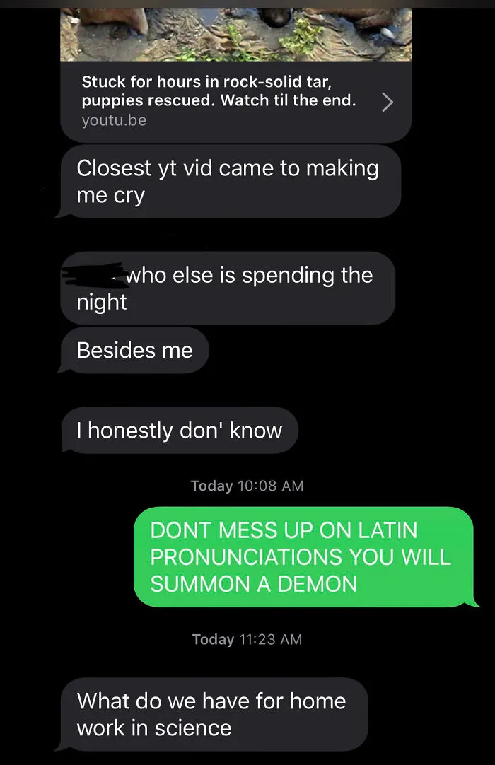 Some People Just Don’t Care On My Group Chat