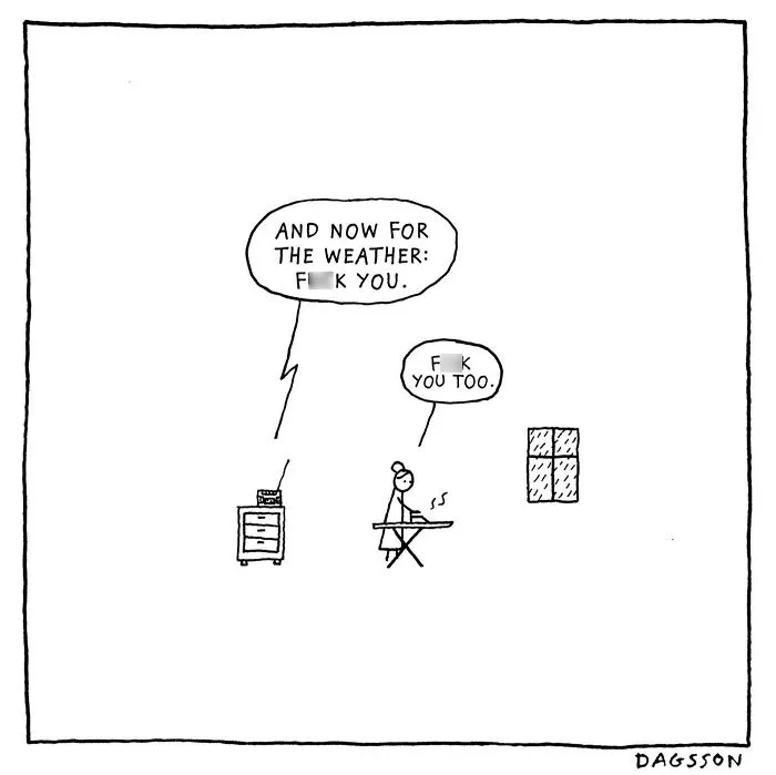 Icelandic Cartoonist Reveals His Grim Sense Of Humor, And Here Are 50 Comics To Prove It (New Pics)