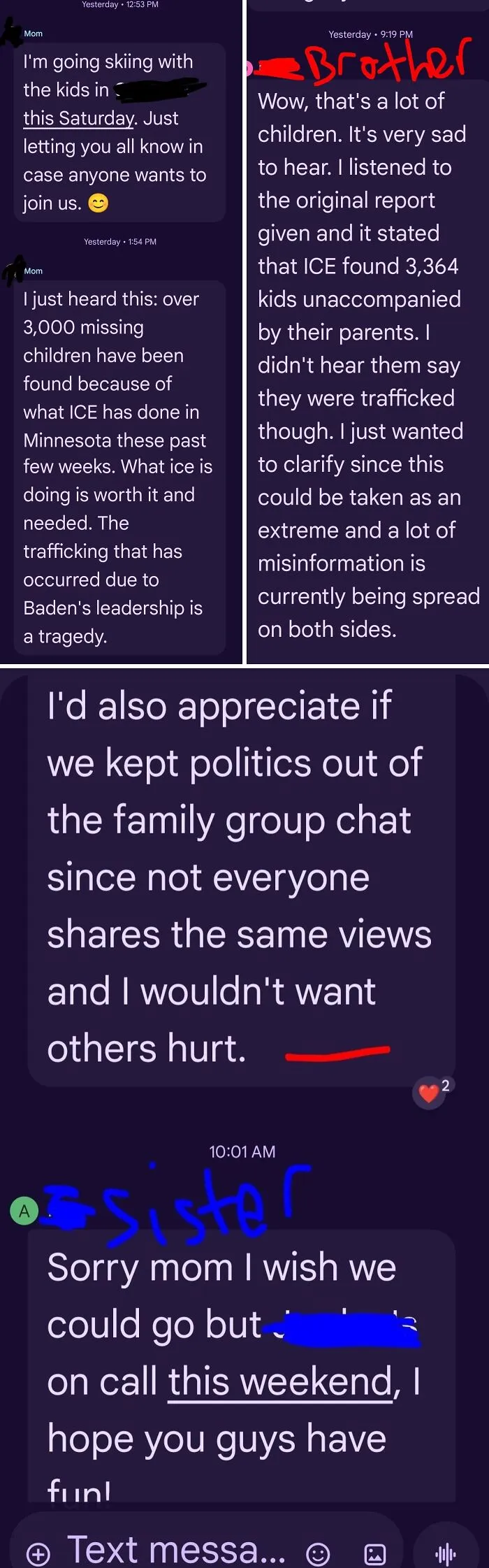 My Maga Mom In The Family Group Chat