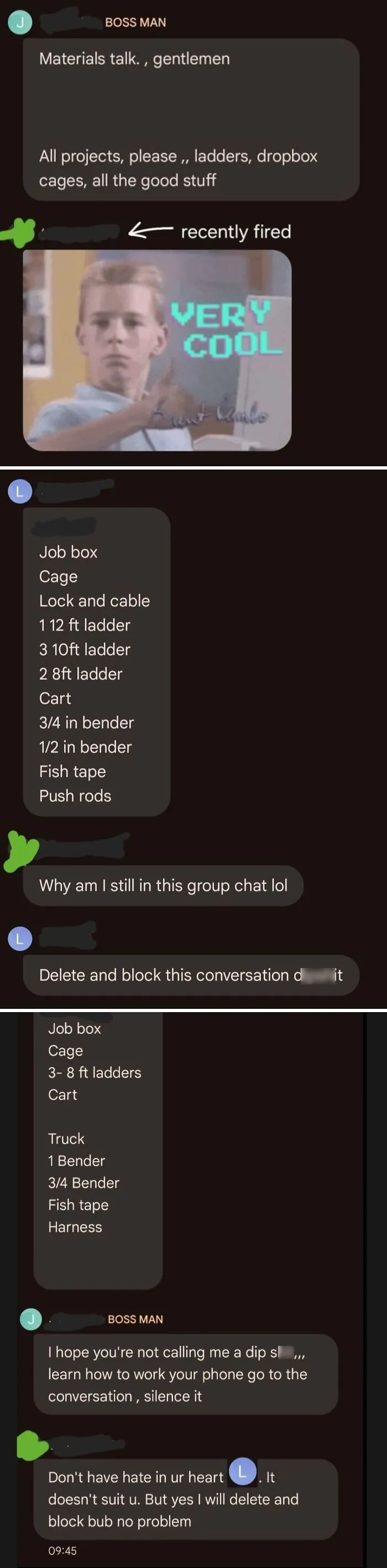 Misunderstanding In Work Gc