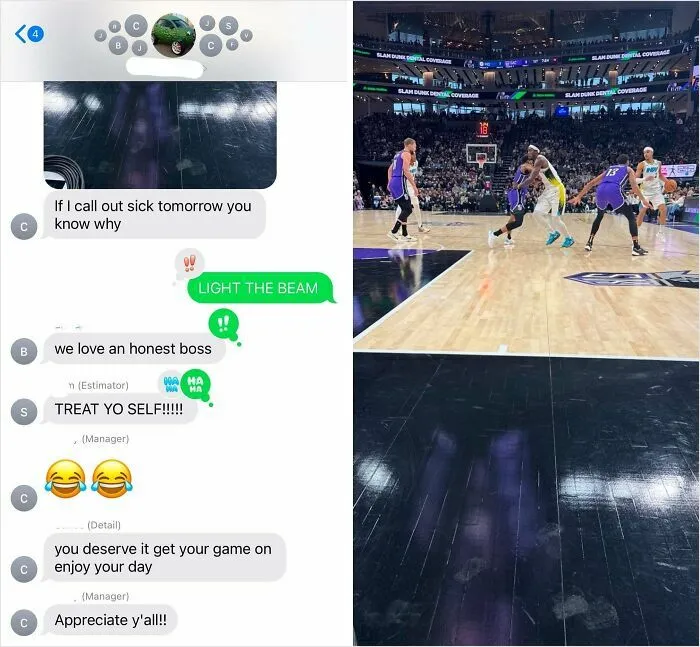 W Work Group Chat Even In Days Off LOL