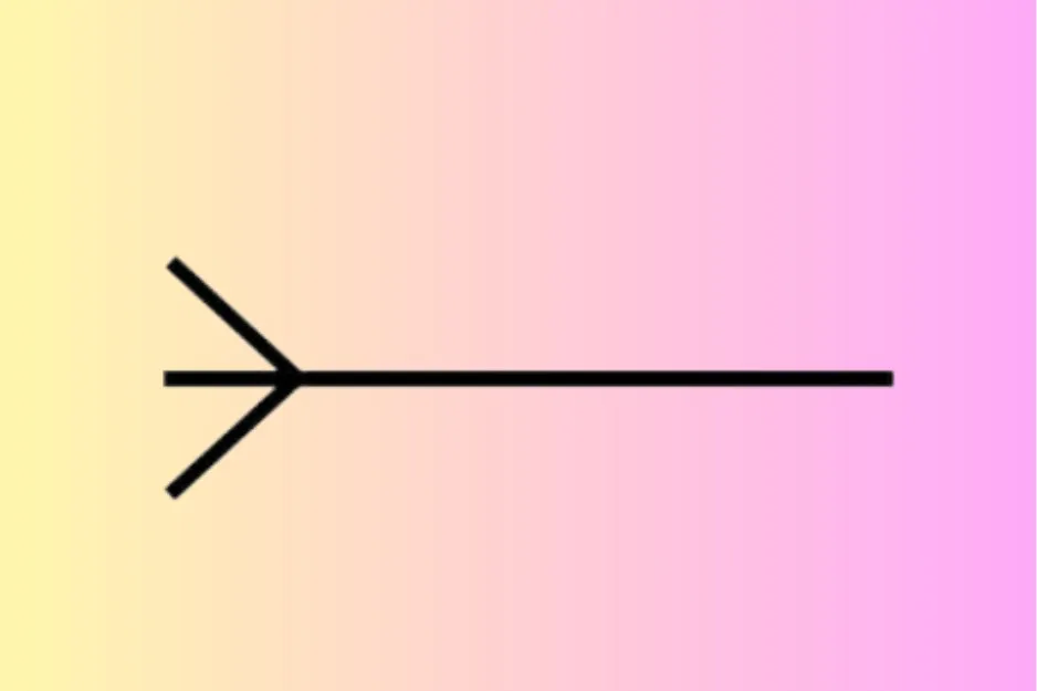 Arrow pointing right with three prongs on a pastel gradient background, illustrating the concept to complete the matrix.