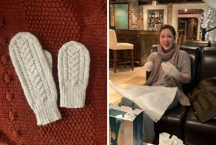 Finished These Mittens For A Friend Of Mine With A Limb Difference And She Loved Them