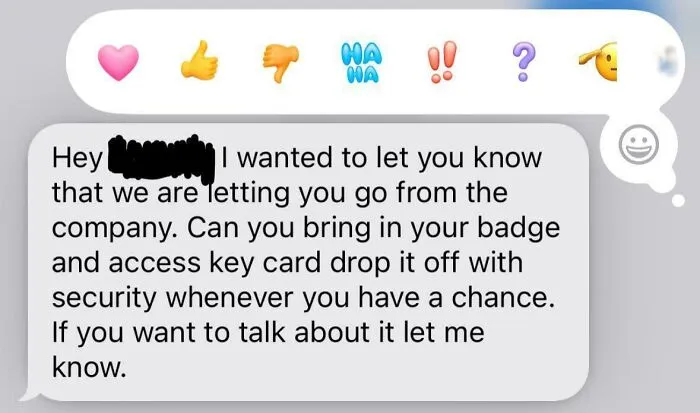 Fired For “Behavior”