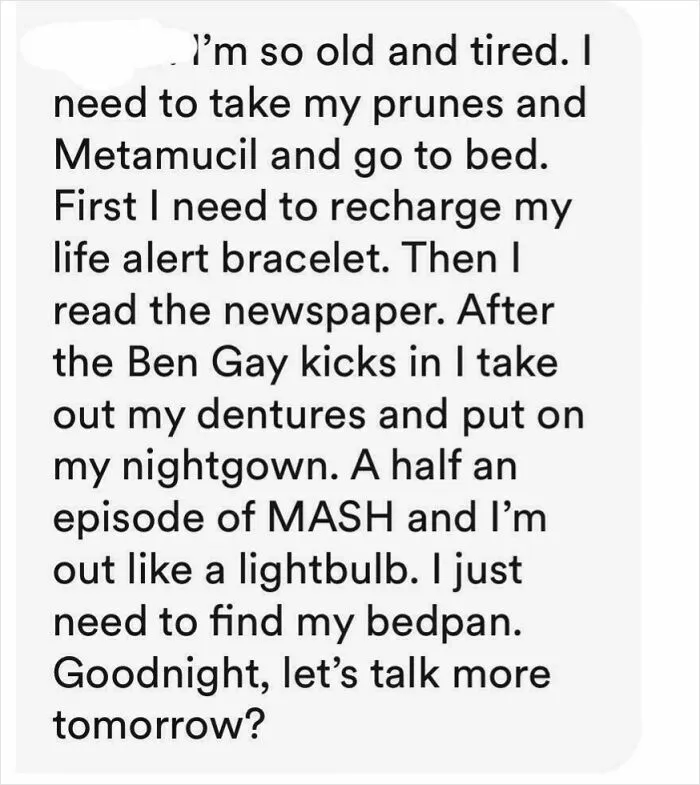 I (24f) Am Open To Dating Older Guys So I Matched With This Guy (48m) And He Sent Me This… At Least He’s Honest??