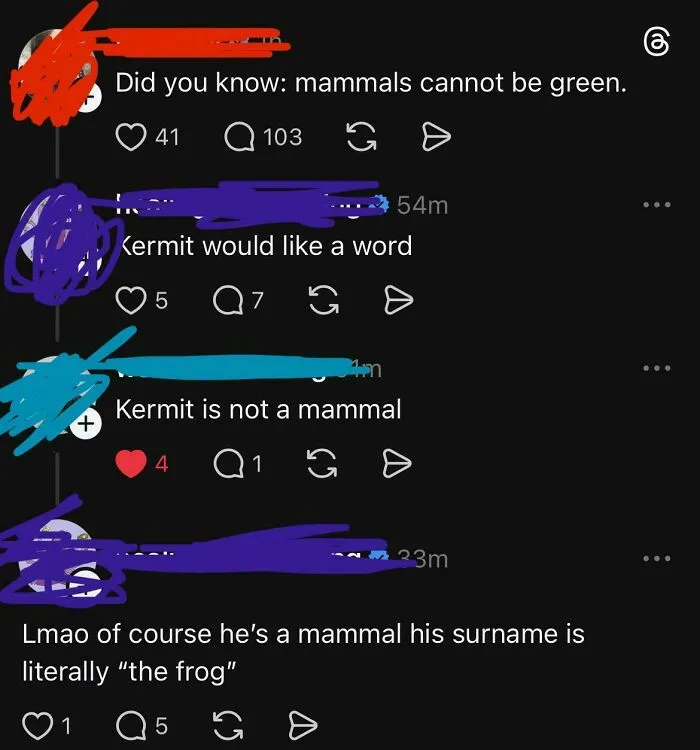 Apparently Frogs Are Mammals Now