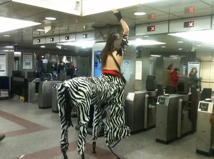 Why Does He Need A Ride When He Can Gallop Faster Than Subway