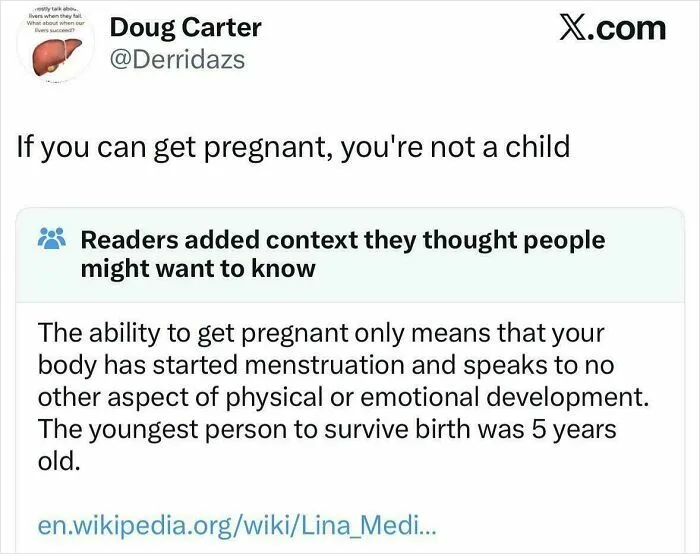 “If You Can Get Pregnant, You’re Not A Child”