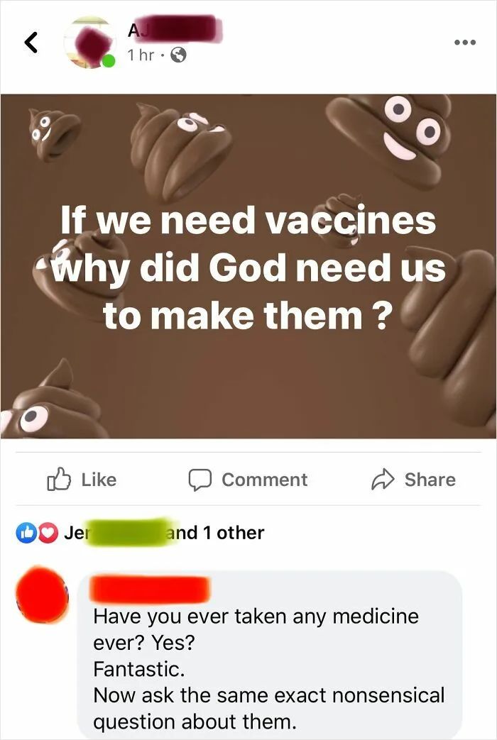 This Has To Be The Dumbest Question Ever Asked By An Antivaxxer