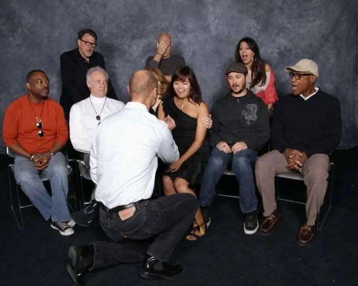 Man Proposes To Girlfriend In Front Of Entire Star Trek Cast, And Gets Real Picard Facepalm