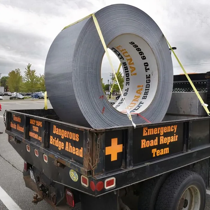 In Case Things Go Wrong With All The Giant Tools, I've Got A Backup