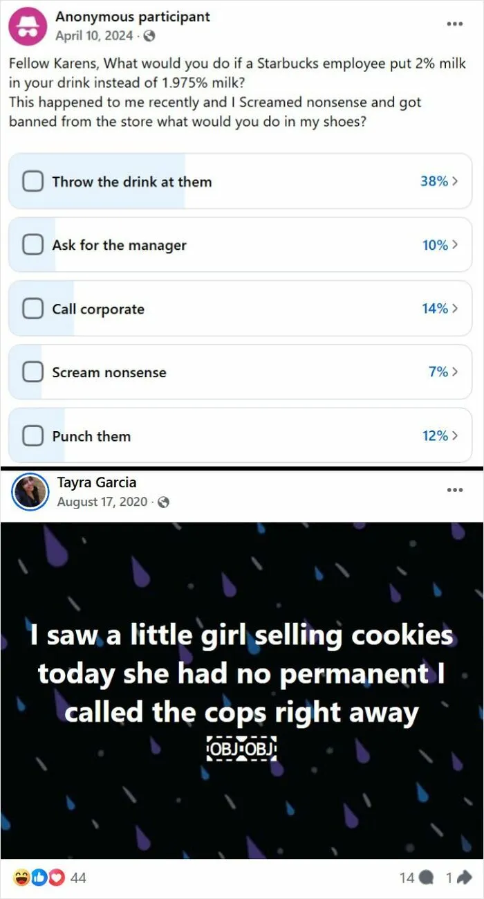 A Group Where We All Pretend To Be Karens