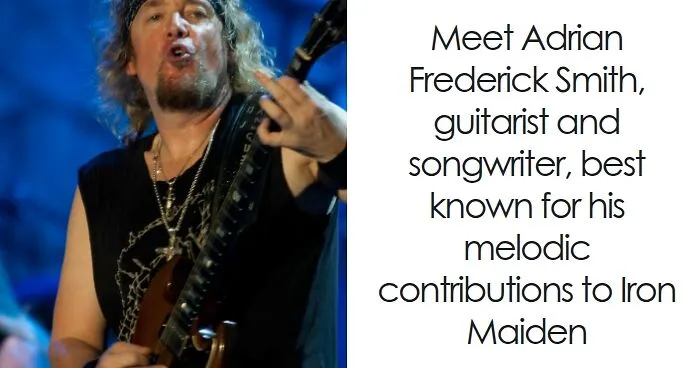 Adrian Smith: Bio And Career Highlights