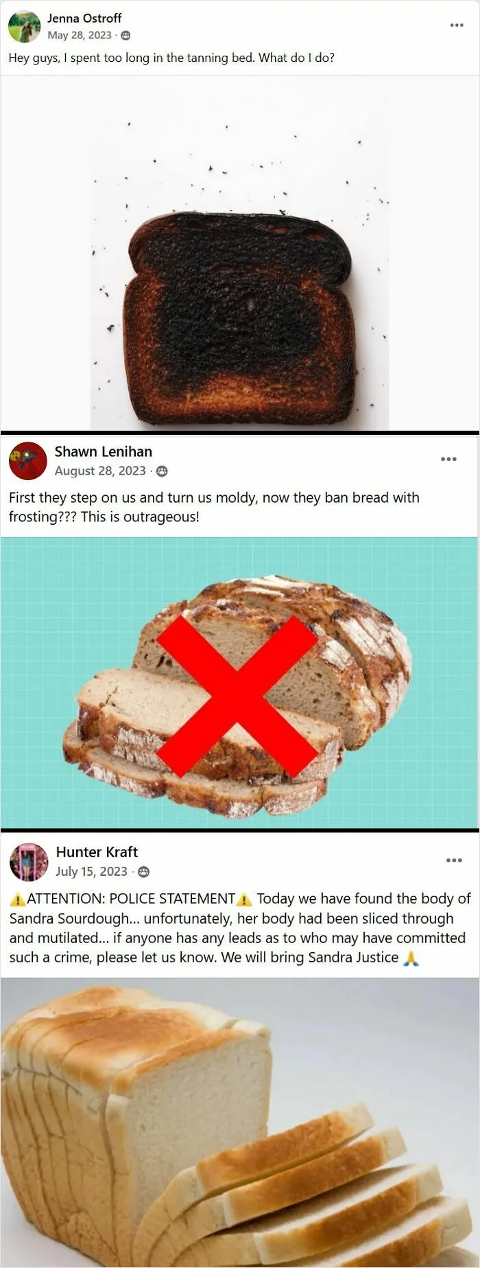A Group Where We All Pretend To Be Pieces Of Bread