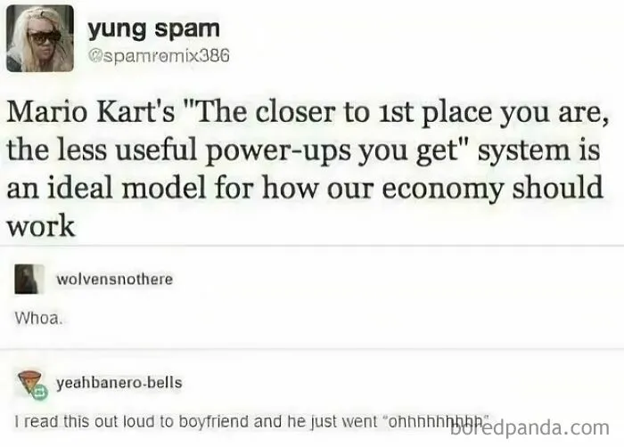 I Support The Mario Kart Economic Model, And So Should You!