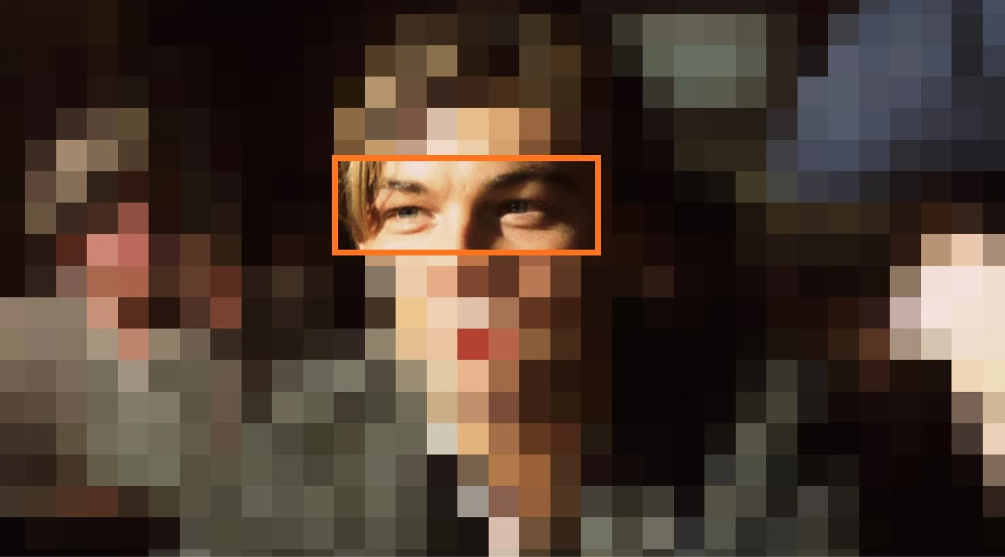 Close-up of a character's eyes, challenging viewers to guess the movie from the characters' eyes shown in the image.