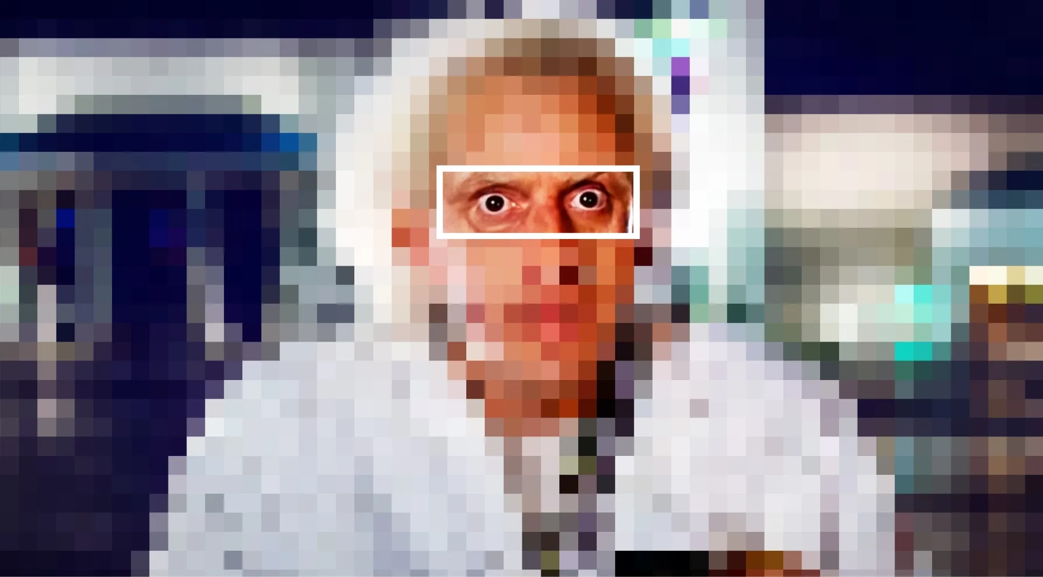 Close-up of a character's eyes from a popular film trilogy, challenging viewers to guess the movie from eyes.