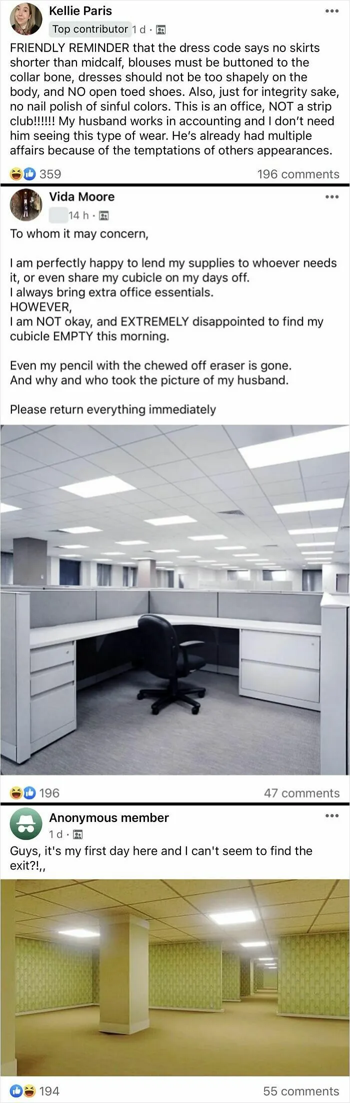 A Group Where We All Pretend To Work At The Same Office