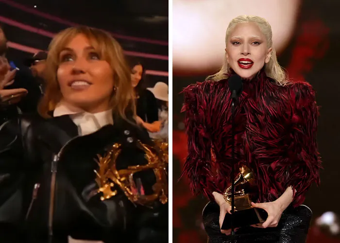 Miley Cyrus Looked “Salty As Hell” After Lady Gaga’s Win