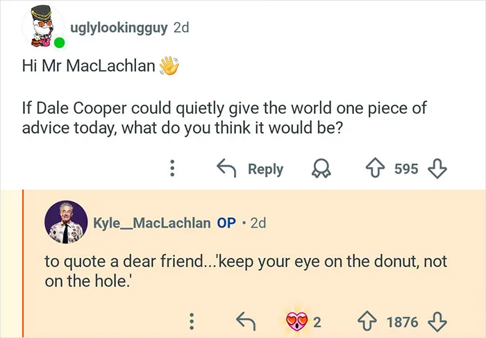“Ask Me Anything!”: Actor Kyle MacLachlan Responds To Fans’ Burning Questions About Twin Peaks 