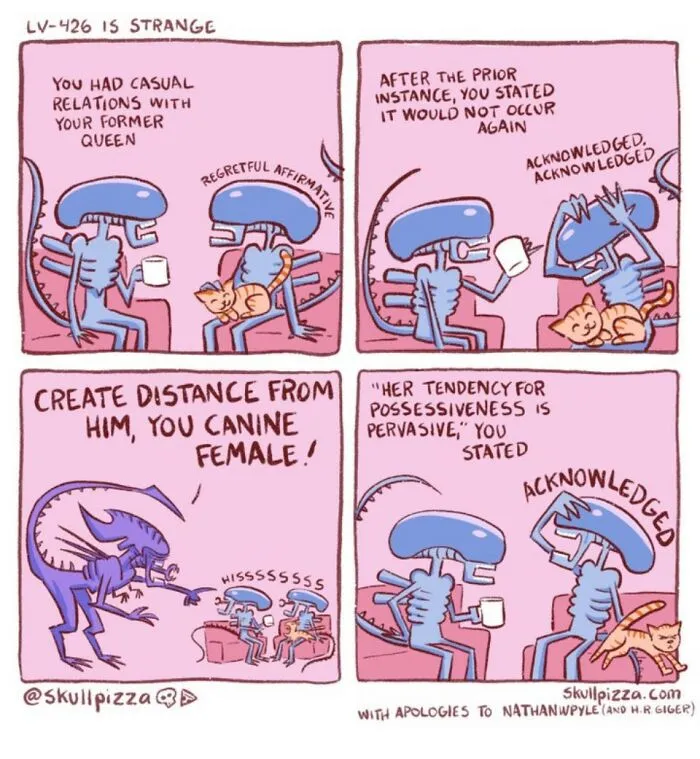 “Skull Pizza” Comics That Turn Nightmares Into One Liners (28 New Pics)