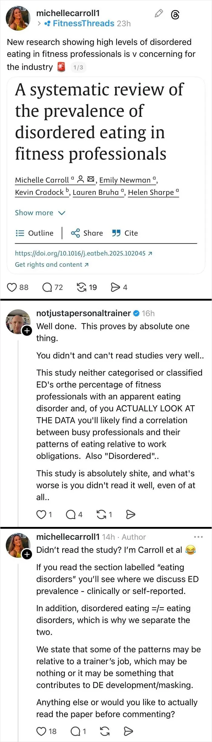 You Didn't And Can't Read Studies Very Well