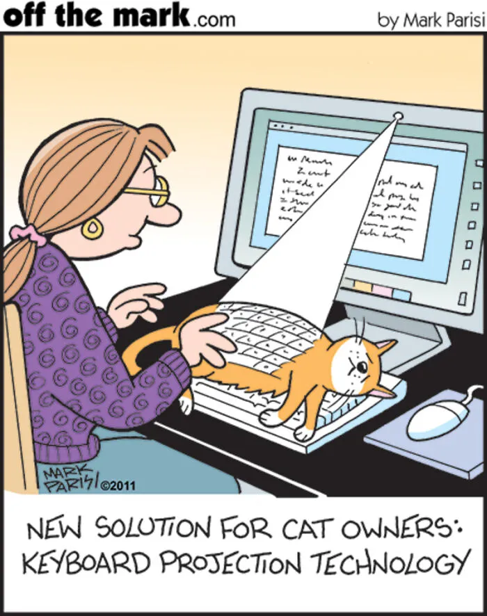 Mark Parisi Is Back With 43 New "Off The Mark" Cartoons Full Of Everyday Humor