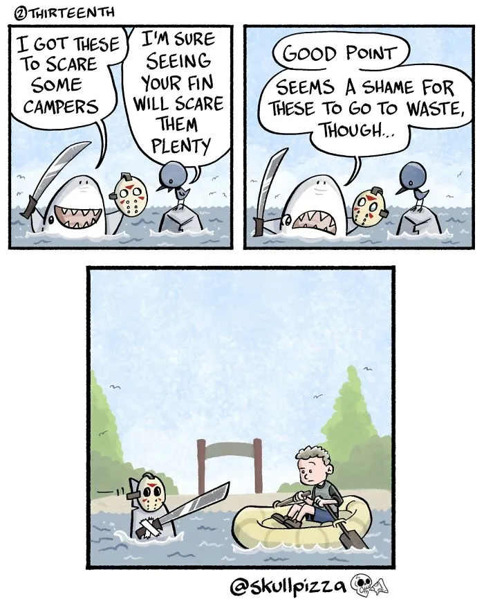 “Skull Pizza” Comics That Turn Nightmares Into One Liners (28 New Pics)
