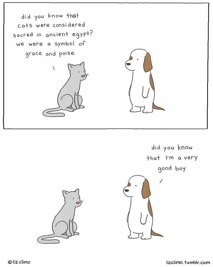 “The Simpsons” Animator Illustrates Humorous Everyday Moments Of Talking Animals (38 New Comics)