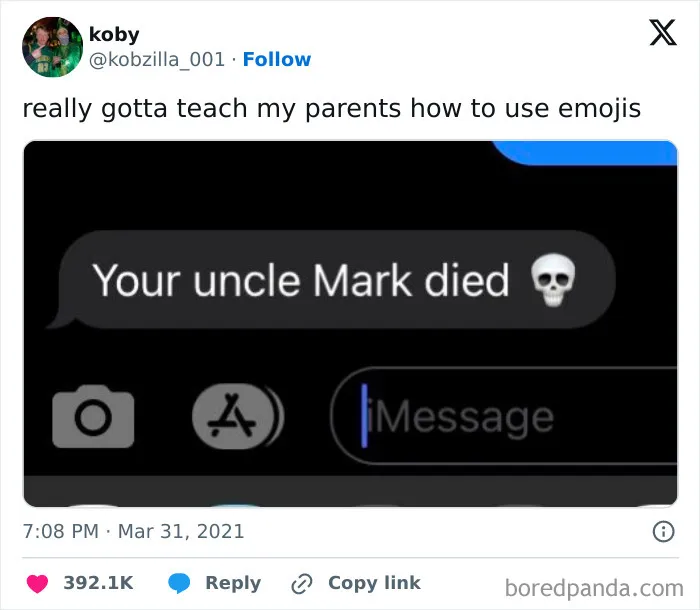 This Parent Misused The Skull Emoji