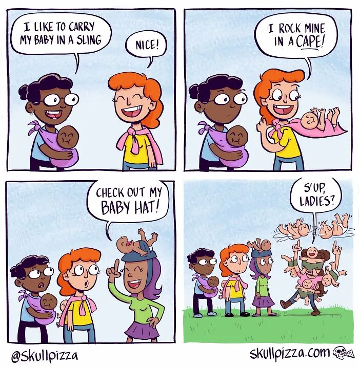 “Skull Pizza” Comics That Turn Nightmares Into One Liners (28 New Pics)