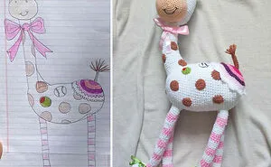 I Turn Kids' Drawings Into Cute And One-Of-A-Kind Toys (24 New Pics)
