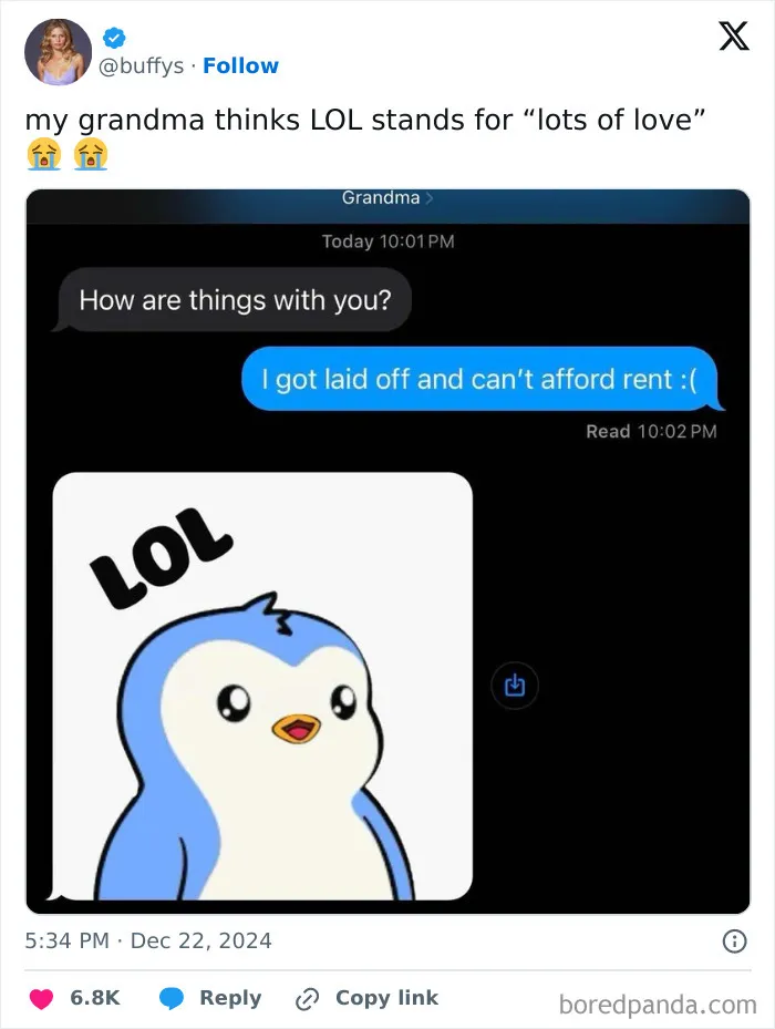 Or She’s Just Laughing At You