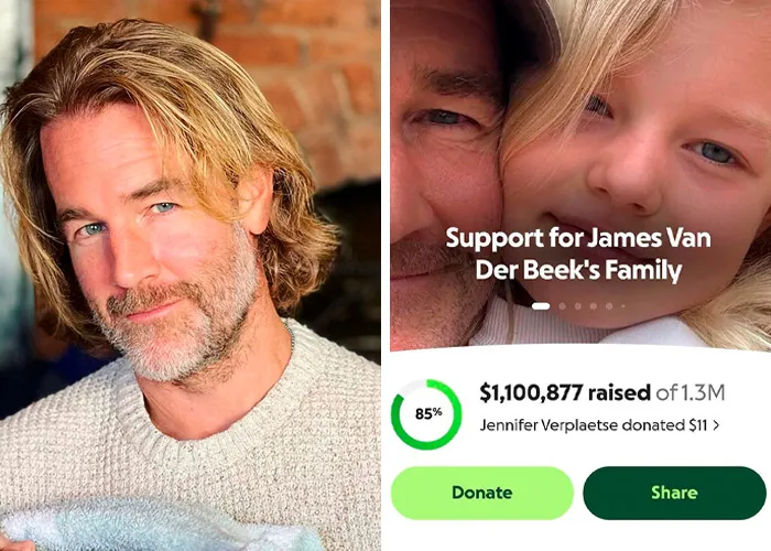 Gofundme For James Van Der Beek's Family