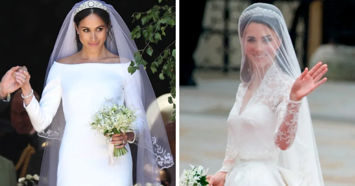 Desde vestidos "clásicamente elegantes" hasta otros "arrugados": 20 looks de bodas reales que han generado controversia