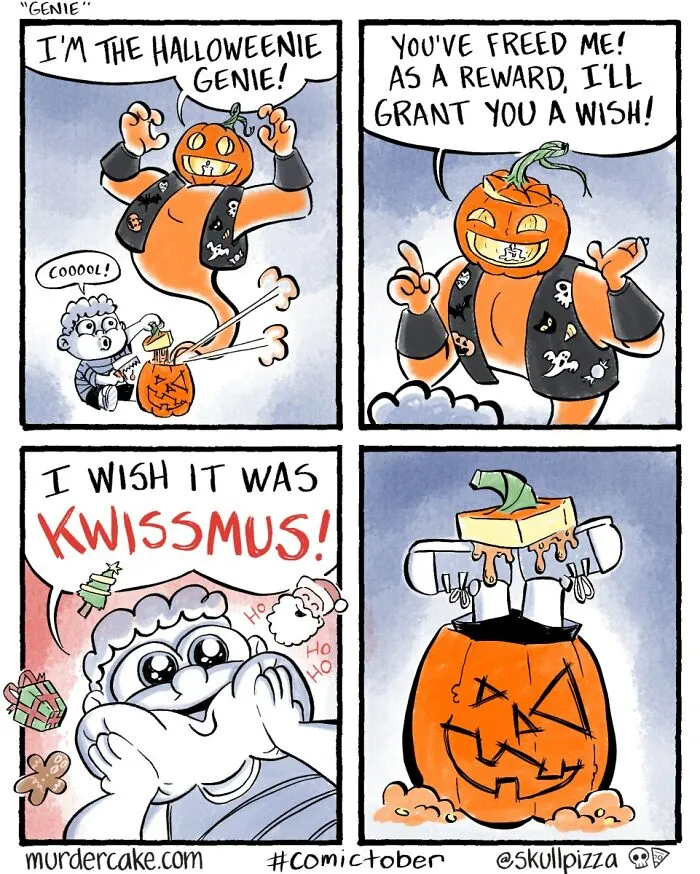 “Skull Pizza” Comics That Turn Nightmares Into One Liners (28 New Pics)