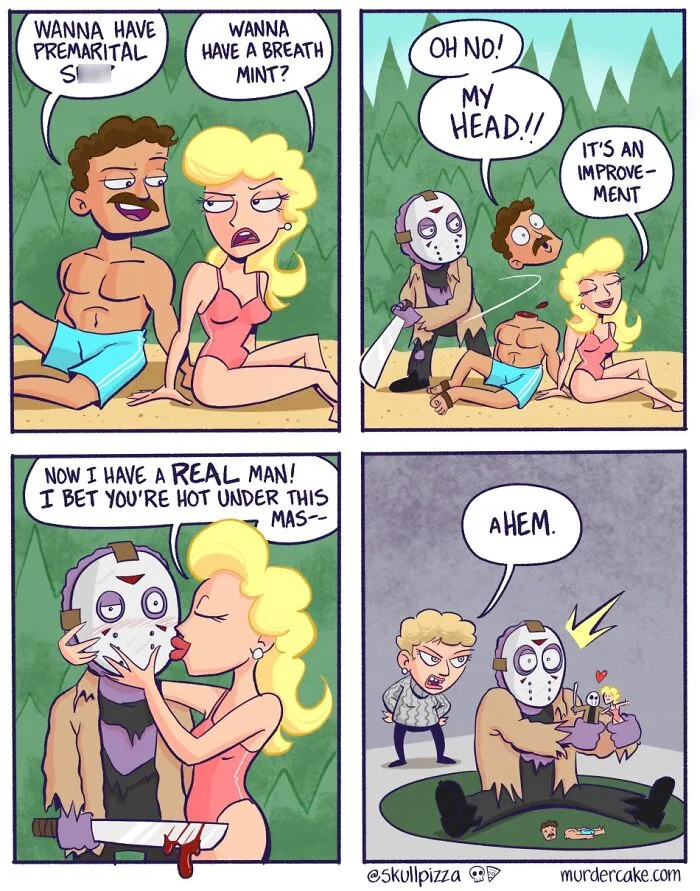 “Skull Pizza” Comics That Turn Nightmares Into One Liners (28 New Pics)