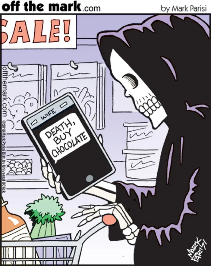 Mark Parisi Is Back With 43 New "Off The Mark" Cartoons Full Of Everyday Humor