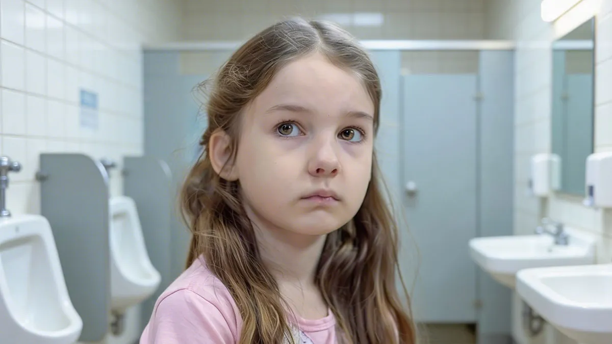 Random Guy Goes Psycho On A Dad For Bringing His 3YO Daughter Inside A Men’s Toilet, Drama Ensues