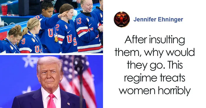 “Probably Be Impeached”: Trump’s Remark Fuels Backlash As Women’s Hockey Team Declines Invite