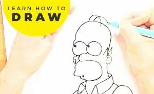 How To Draw The Simpsons Cartoon Characters: Step-By-Step Draw-Along