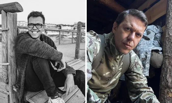 40 Ukrainian Soldiers Reveal How War Transformed Them In Striking Before-And-After Photos