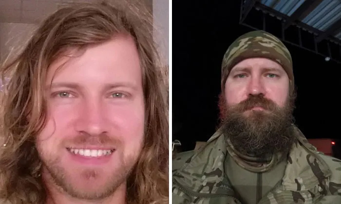 40 Ukrainian Soldiers Reveal How War Transformed Them In Striking Before-And-After Photos