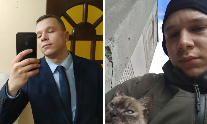 40 Ukrainian Soldiers Reveal How War Transformed Them In Striking Before-And-After Photos