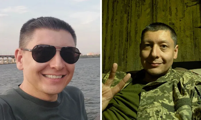 40 Ukrainian Soldiers Reveal How War Transformed Them In Striking Before-And-After Photos
