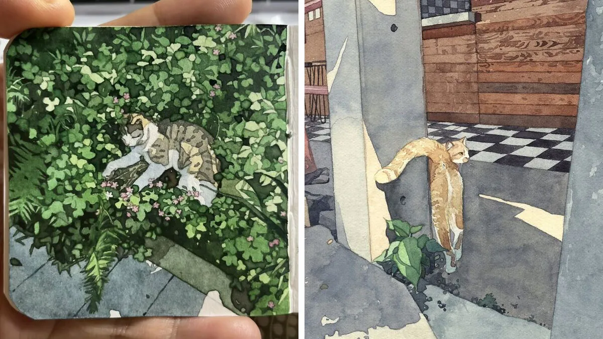 This Chinese Artist Makes Elegant And Detailed Watercolor Paintings, Here's 20 Of The Best (New Pics)