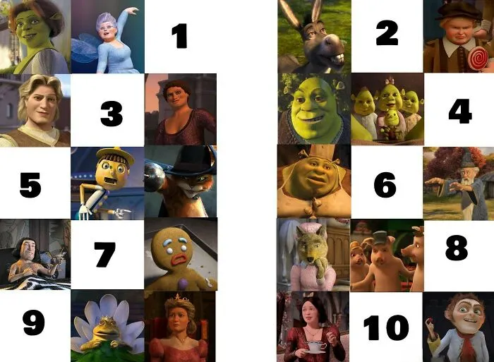 You're flying on a Shrek plane, and you want to laugh as much as possible.