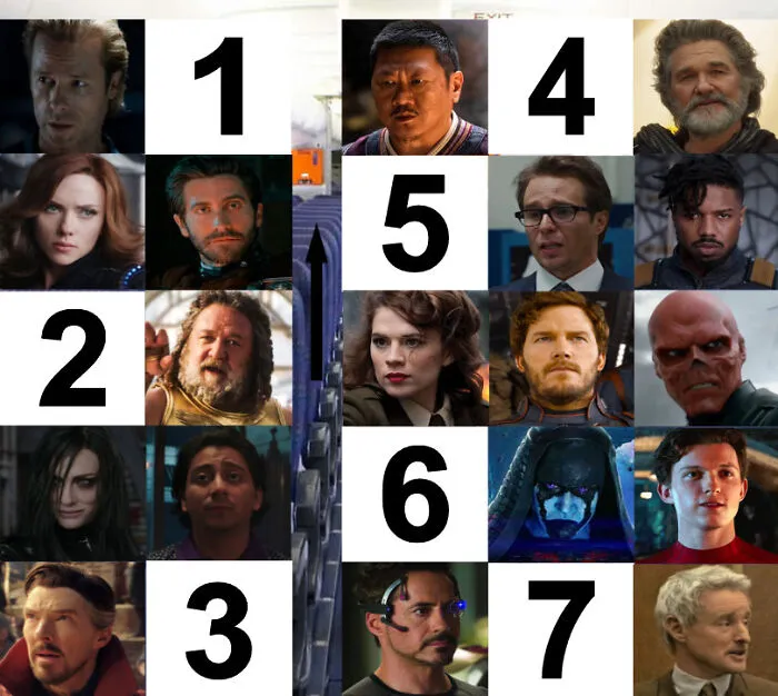 You’re flying on a Marvel plane on your birthday. It’s a 15-hour flight.