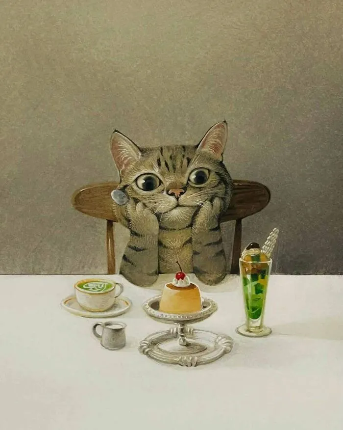 This IG Page Is A True Museum Of Cat Art Across Centuries, And Here Are 47 Of Its Best Exhibits