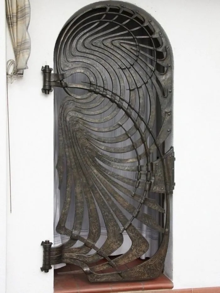A Beautiful Iron Gate Crafted By Master Blacksmith Claudio Bottero
